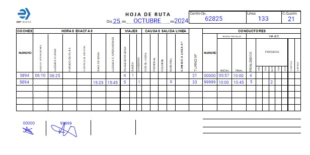 HOJA DE RUTA